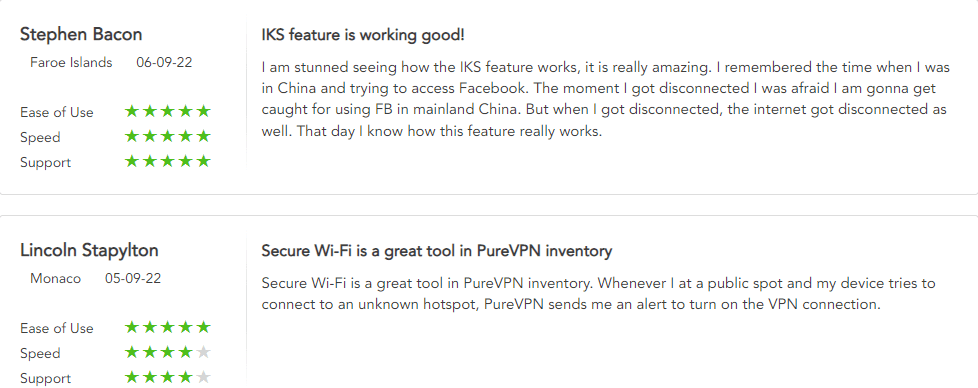 purevpn reviews