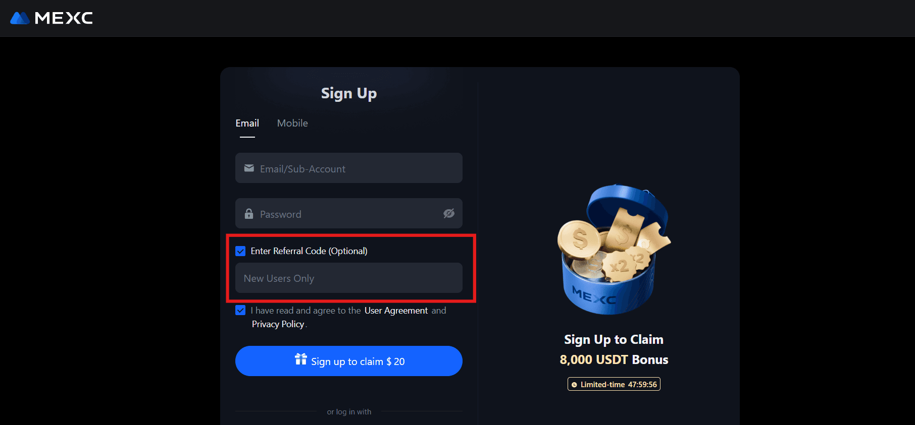 how to use MEXC Global Referral Code