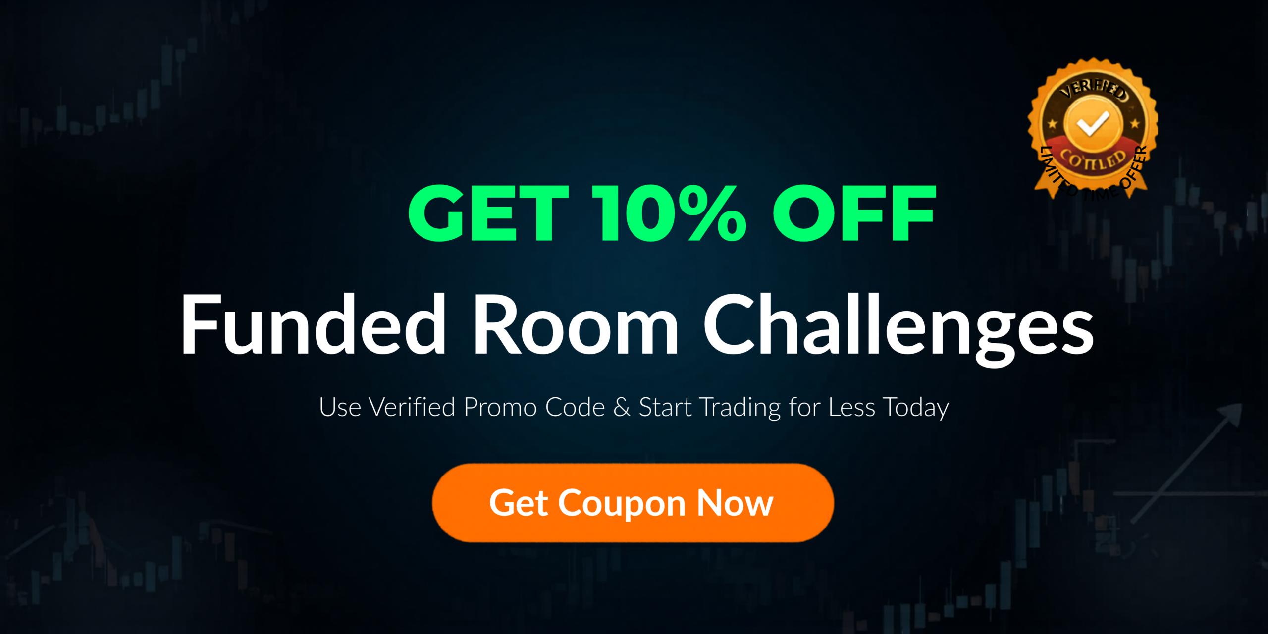 Funded Room coupon & Discount code 2026 Banner