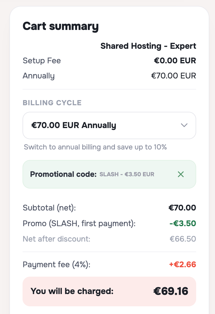 AlexHost coupon guide
